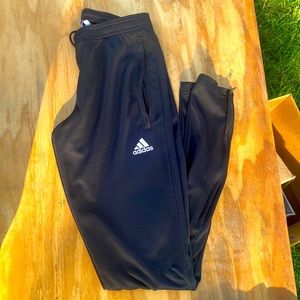 Adidas track jogger pants. Black. Size small.